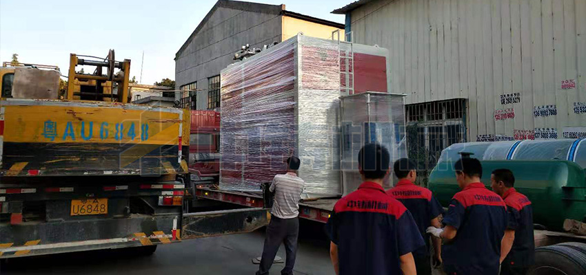 好消息，中鑄機(jī)械全自動(dòng)上下射砂設(shè)備發(fā)往山東青島